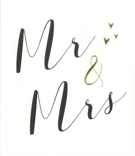 Picture of MR & MRS WEDDING CARD
